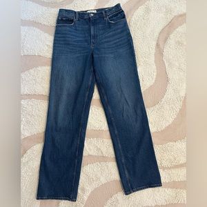 Abercrombie & Fitch 90’s straight ultra High Rise Women Jeans - Dark Blue